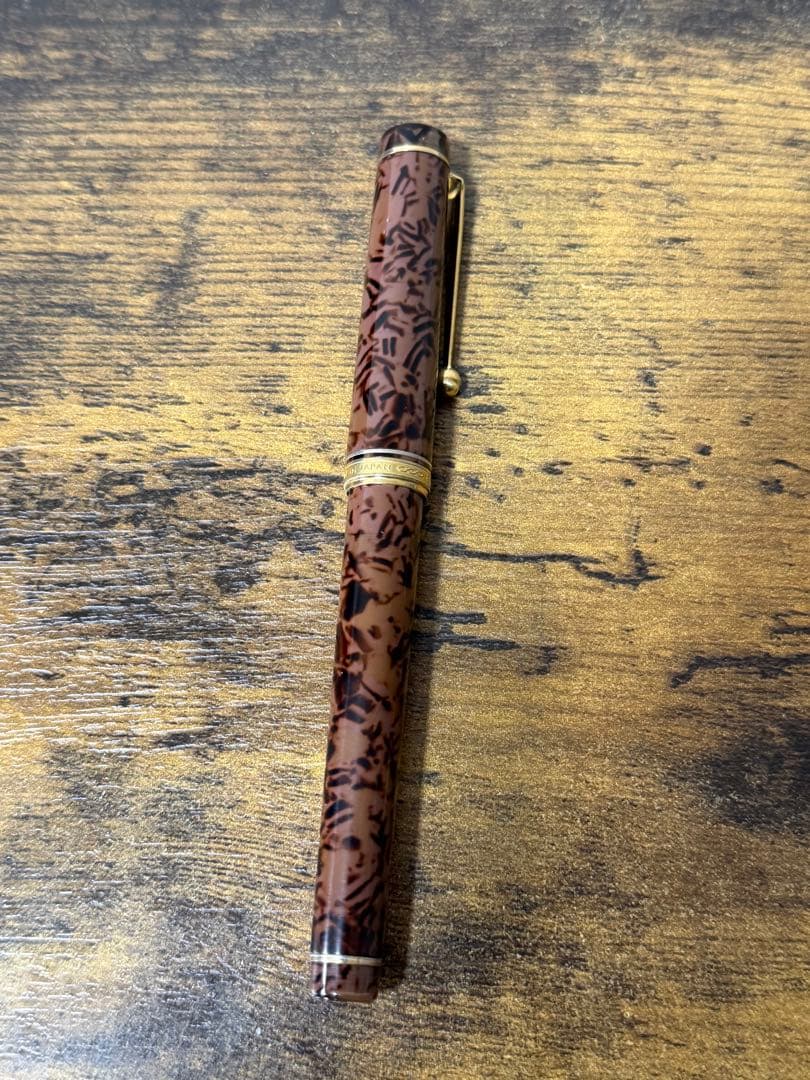 1984年製　初期型　カスタム　鼈甲柄　パイロット　万年筆　M コンバーター一体