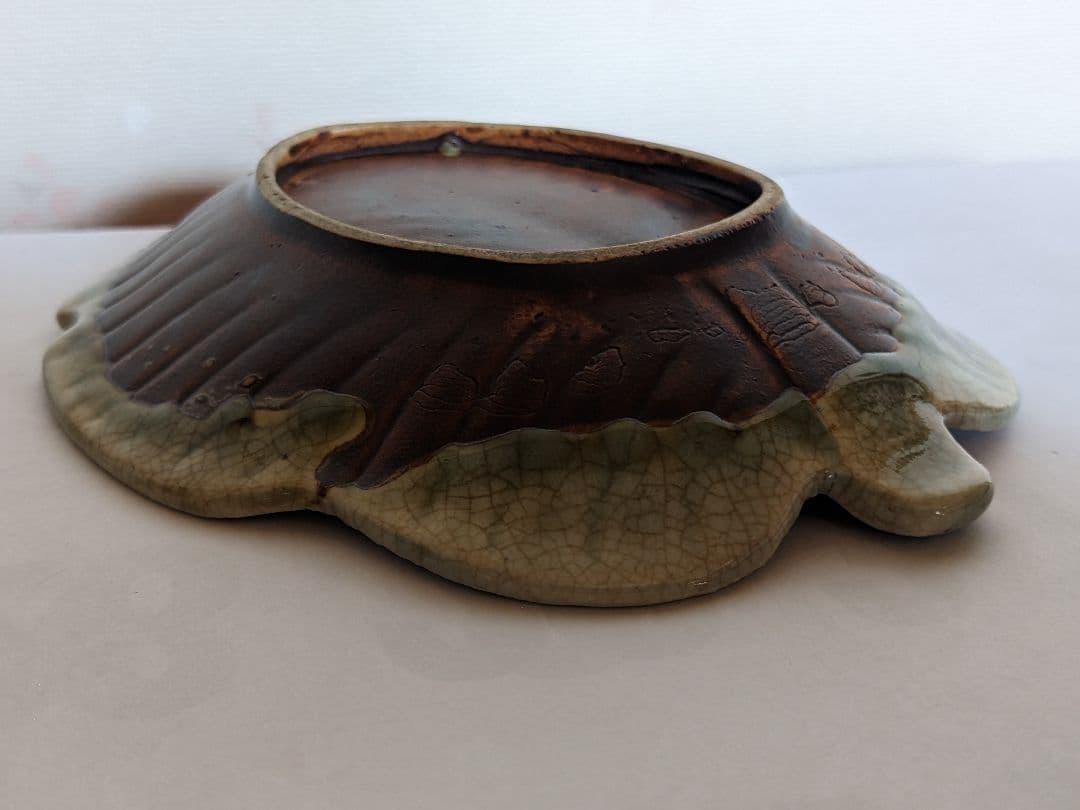 ♦中国 古玩 古美術 青磁 葉形盆 文房四宝 コレクション 骨董品 アンティーク