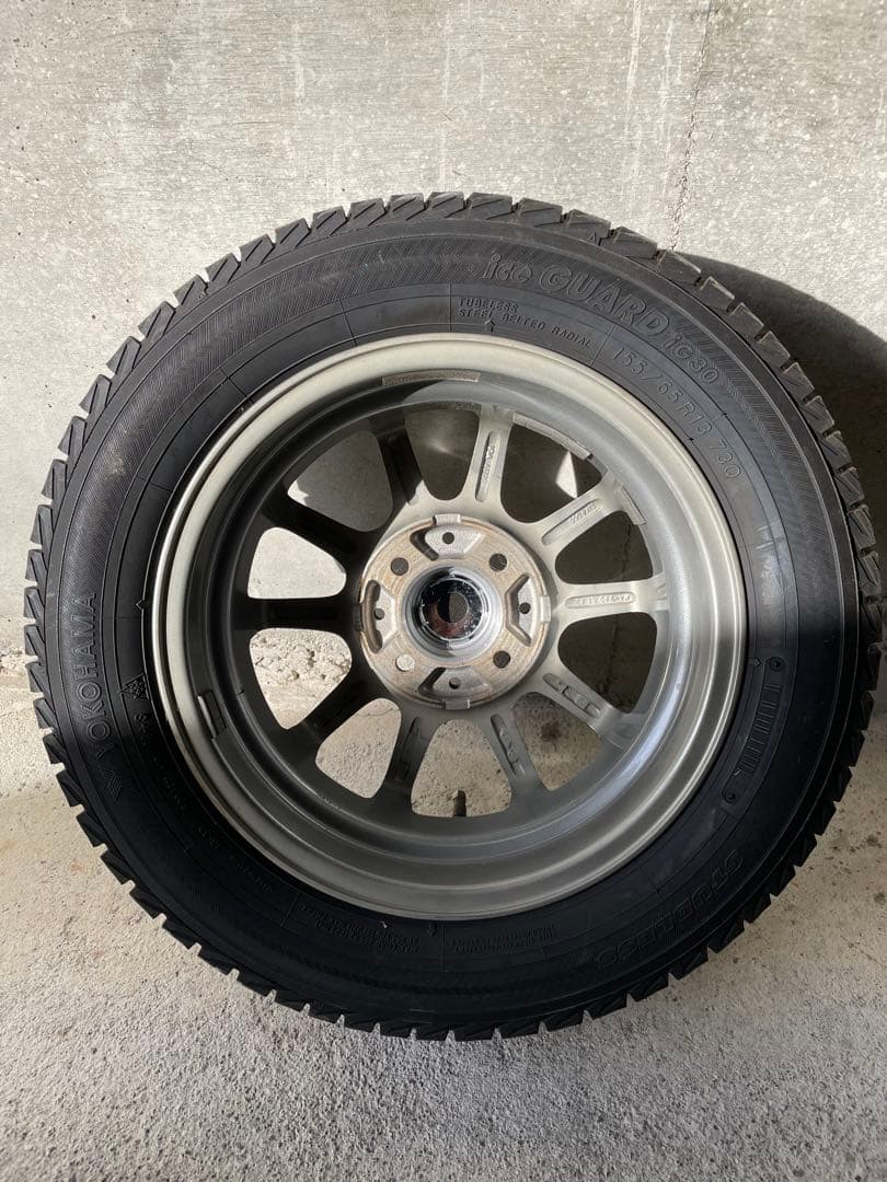 13インチ ホイールセット 155/65R13 スタッドレス