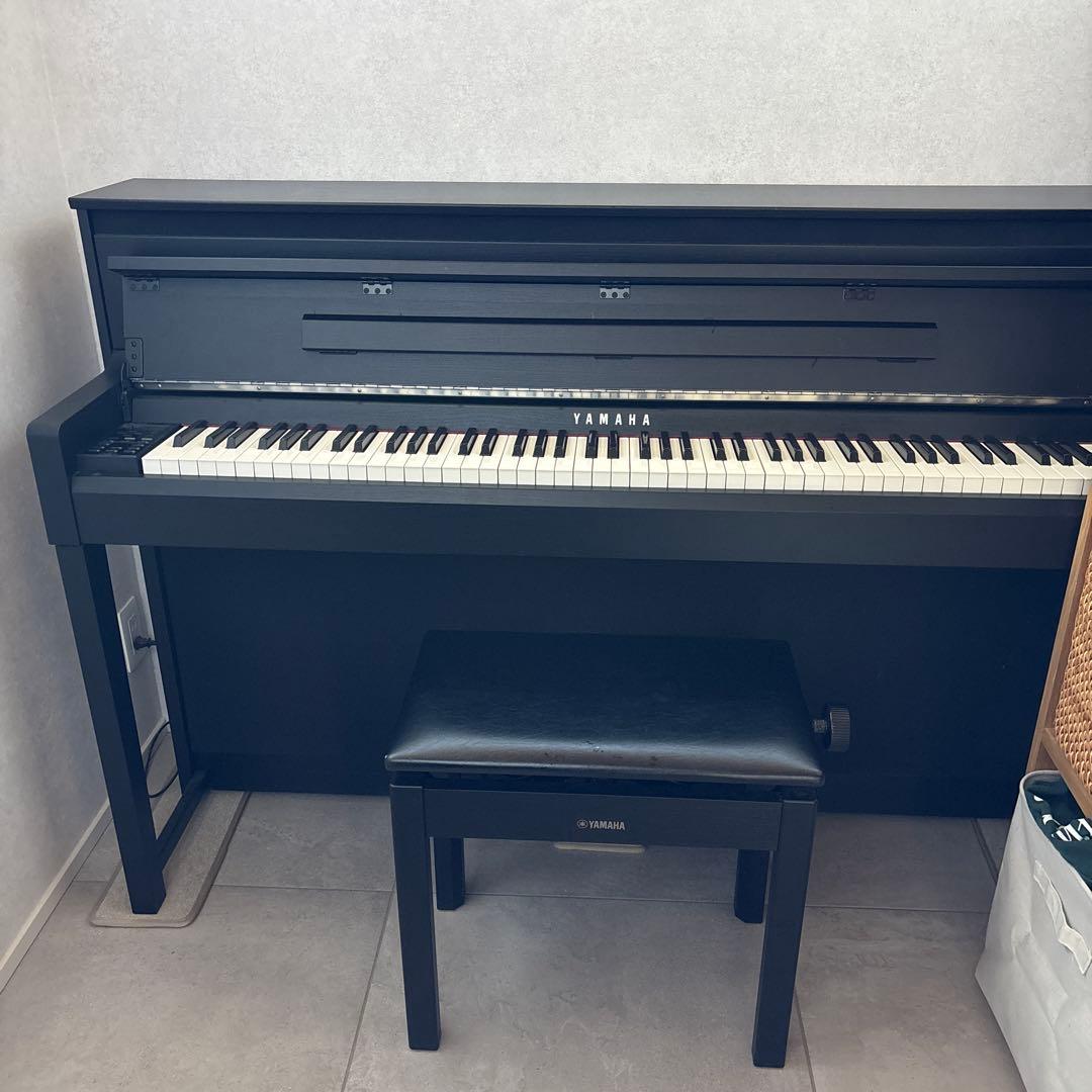 YAMAHA 電子ピアノ 黒 椅子付き