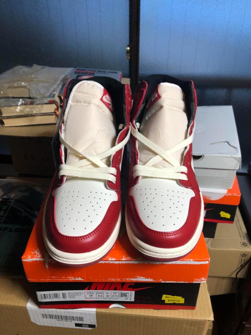 Nike Air Jordan 1 赤白 ハイカットシューズ 27.5cm