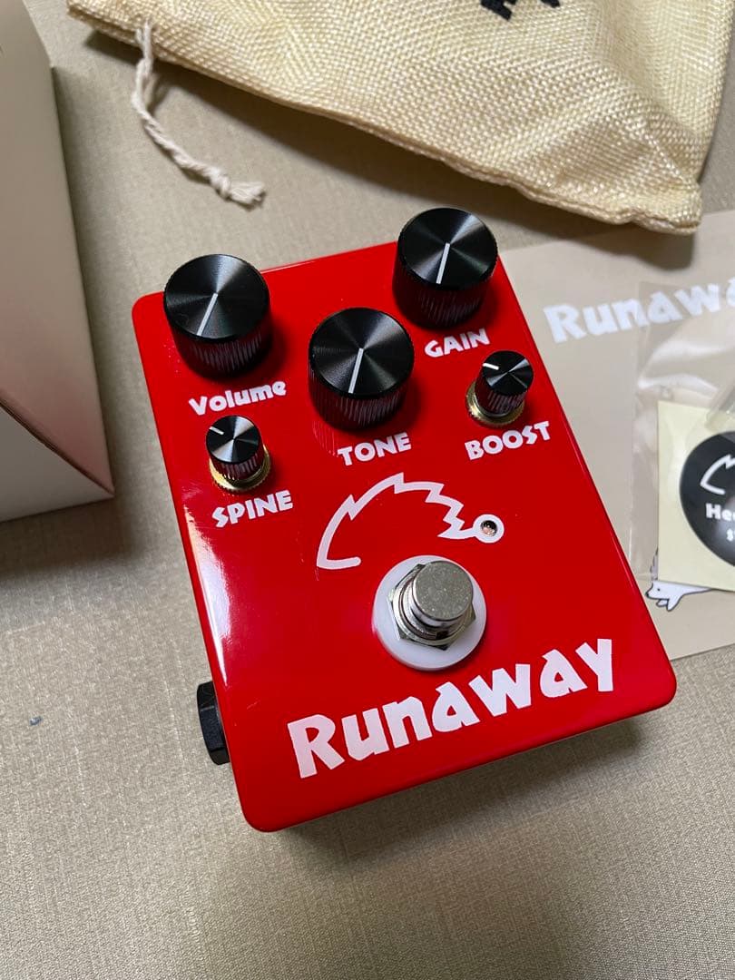 【美品】はりねずみ工房・Runaway☆オーバードライブ・ディストーション