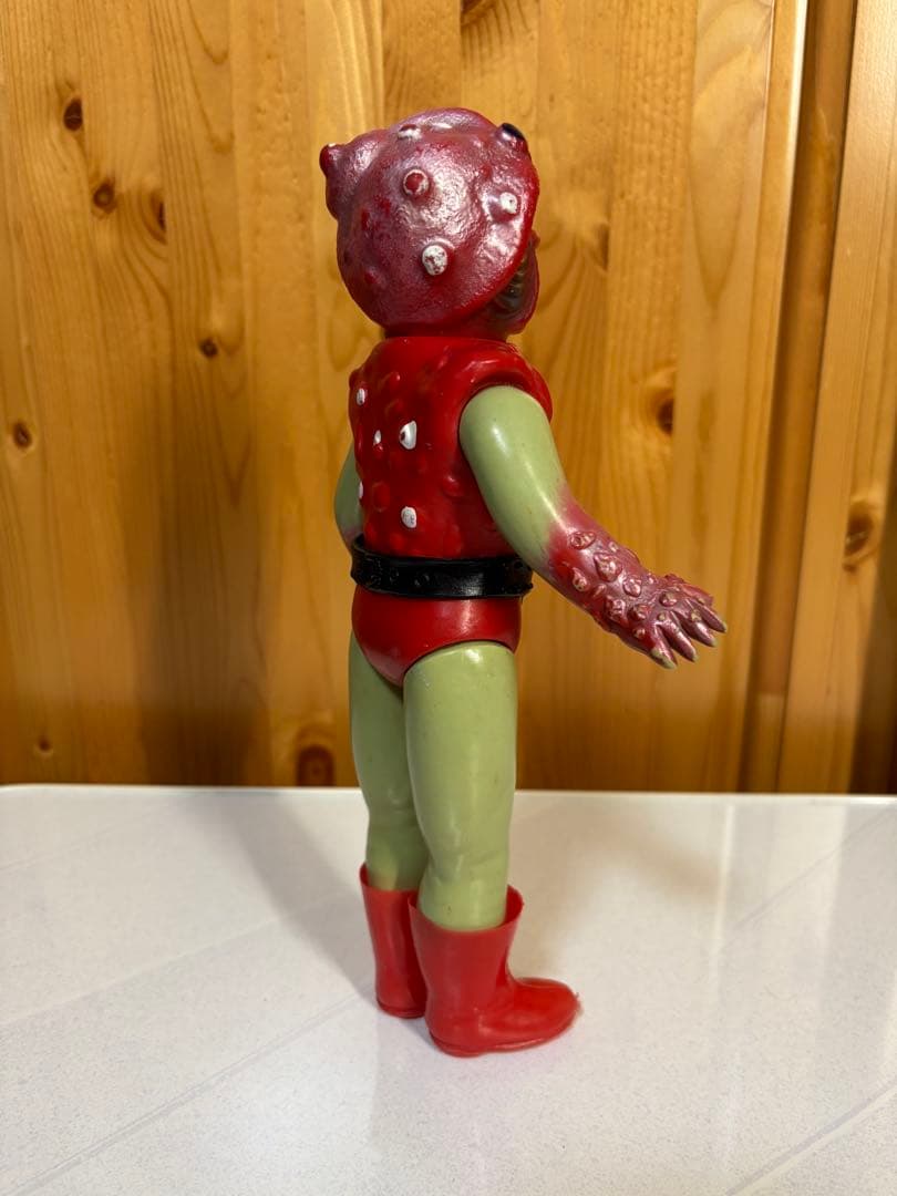 当時物 仮面ライダー 旧バンダイ キノコモルグ ソフビ レア品