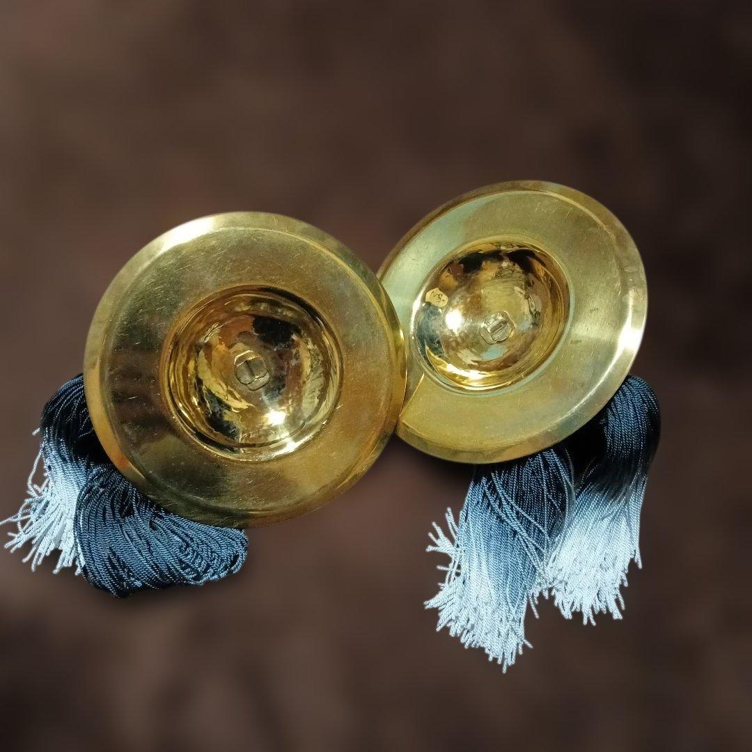 ねぶた祭り手振り鉦真鍮製