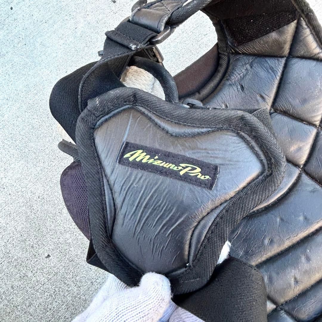 ミズノプロ　キャッチャー防具　セット　マスク　プロテクター　　軟式　野球