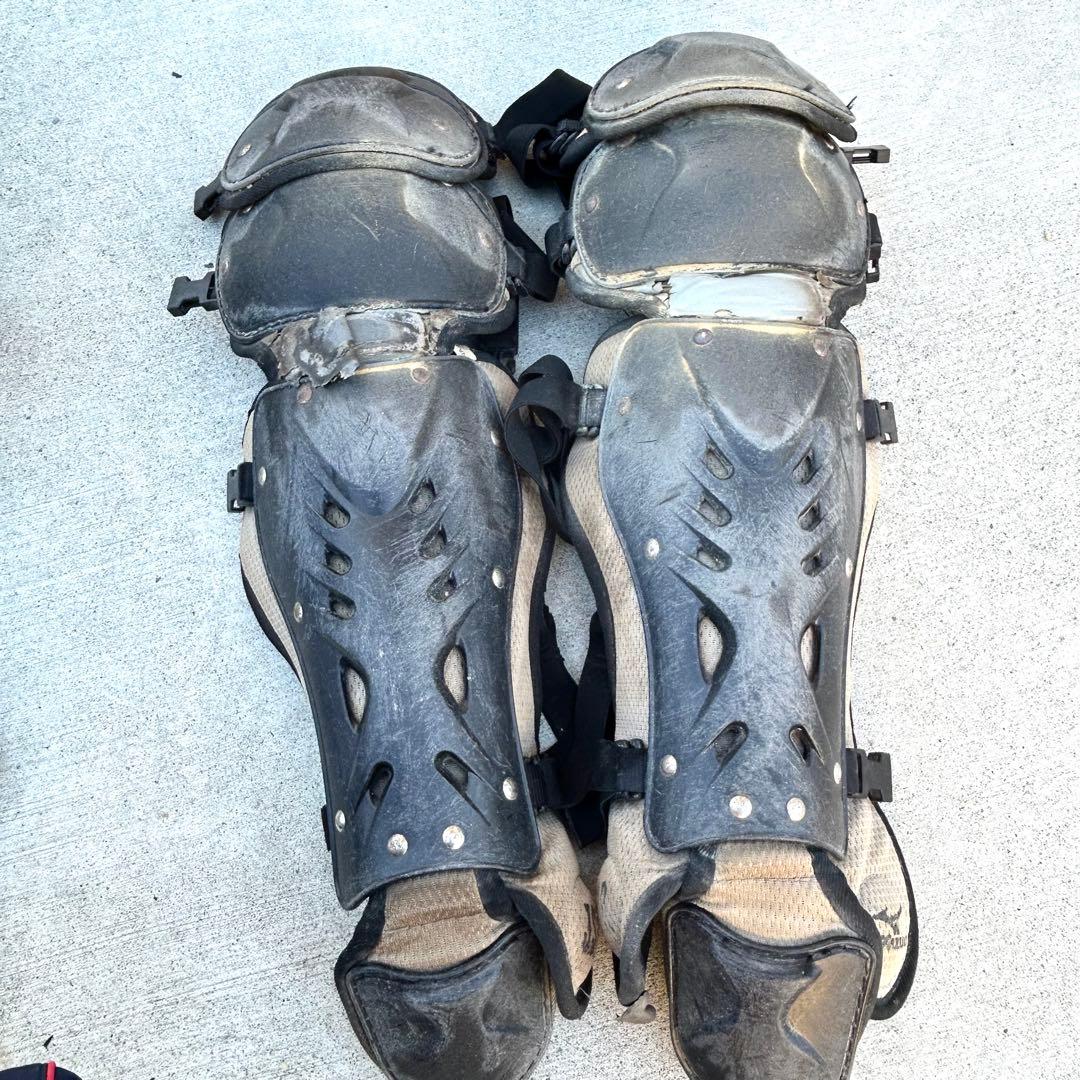 ミズノプロ　キャッチャー防具　セット　マスク　プロテクター　　軟式　野球