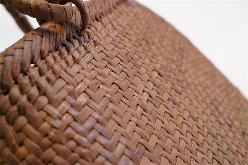 山葡萄　籠　カゴ　かごバック　やまぶどう 細ひご 中布と内ポケット付き