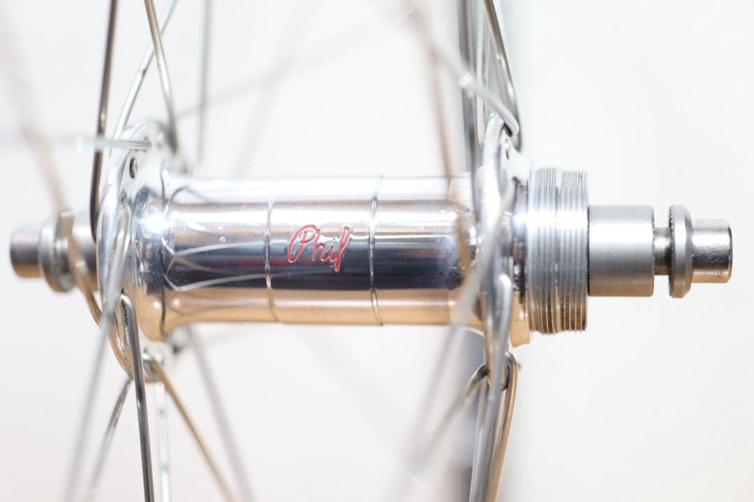 PHILWOOD × H PLUS SON ピスト ホイール セット ブルーラグ