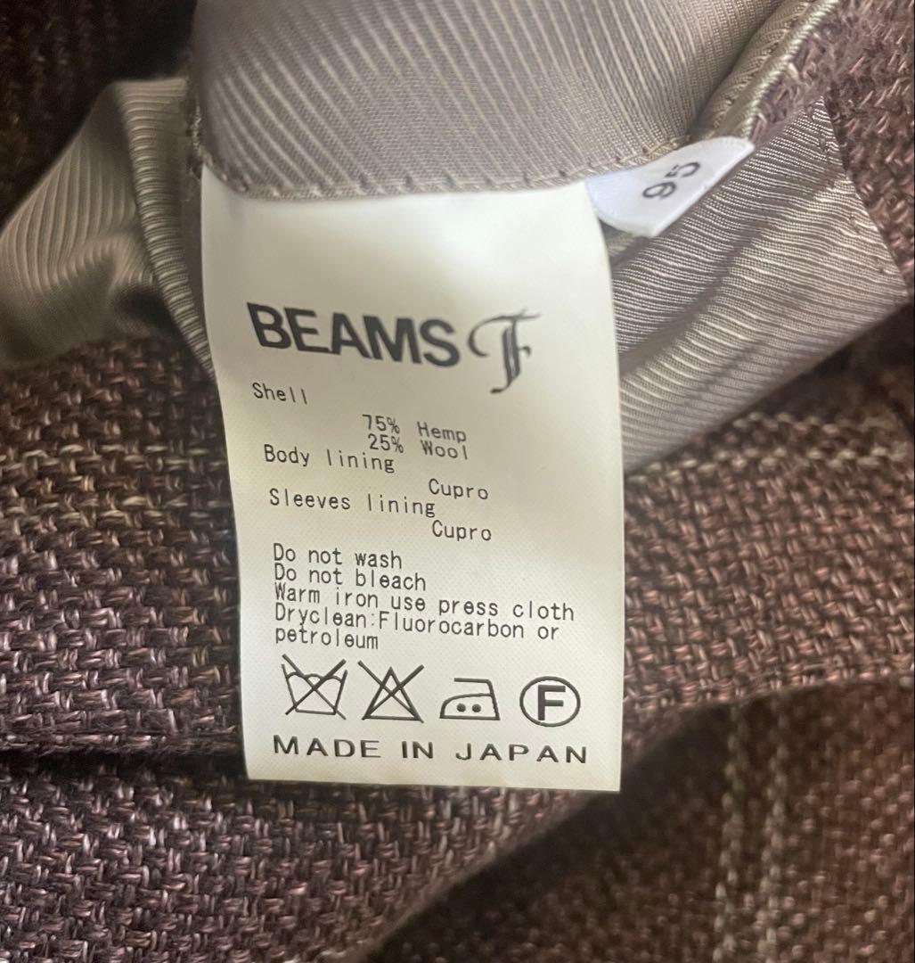 【レア】ビームスＦ グレンチェックジャケット95