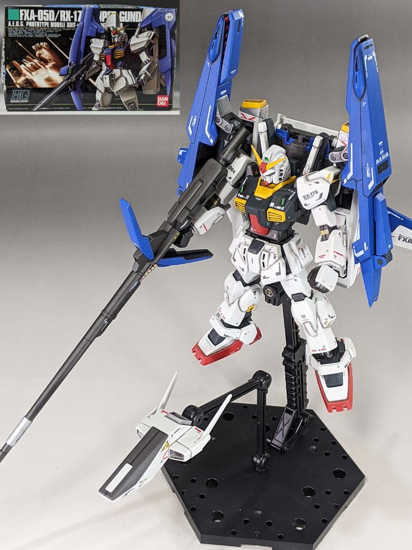 プラモデル　HG スーパーガンダム（機動戦士Zガンダム）組立塗装済