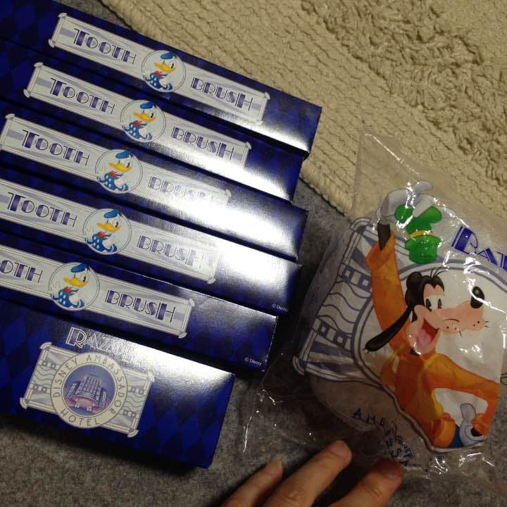 各ディズニーホテルの歯ブラシ♡♡
