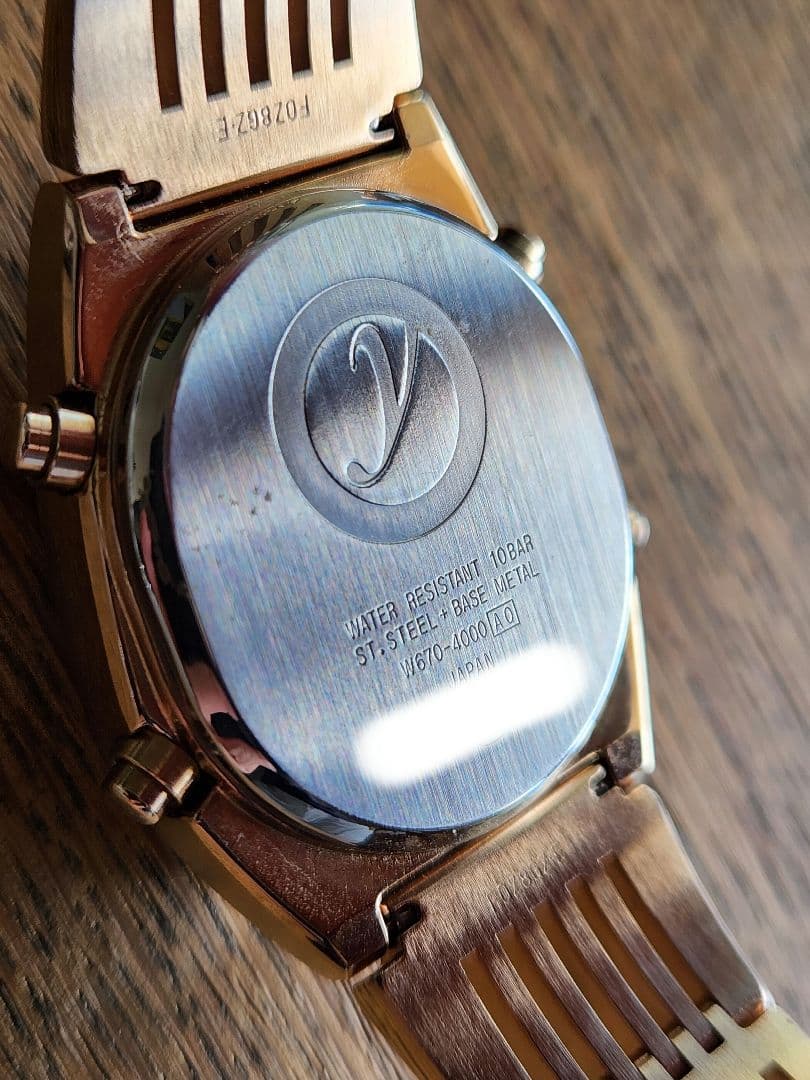 動作確認済/点灯OK　美品　セイコー　ALBA　インゴット　ダースベーダー