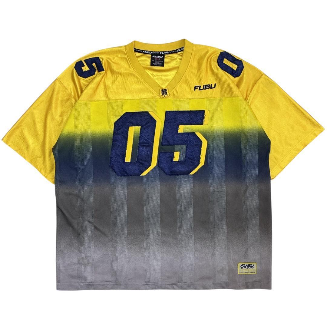 FUBU フブ 両面刺繍 3XL ゲームシャツ ユニフォーム 古着 ヒップホップ