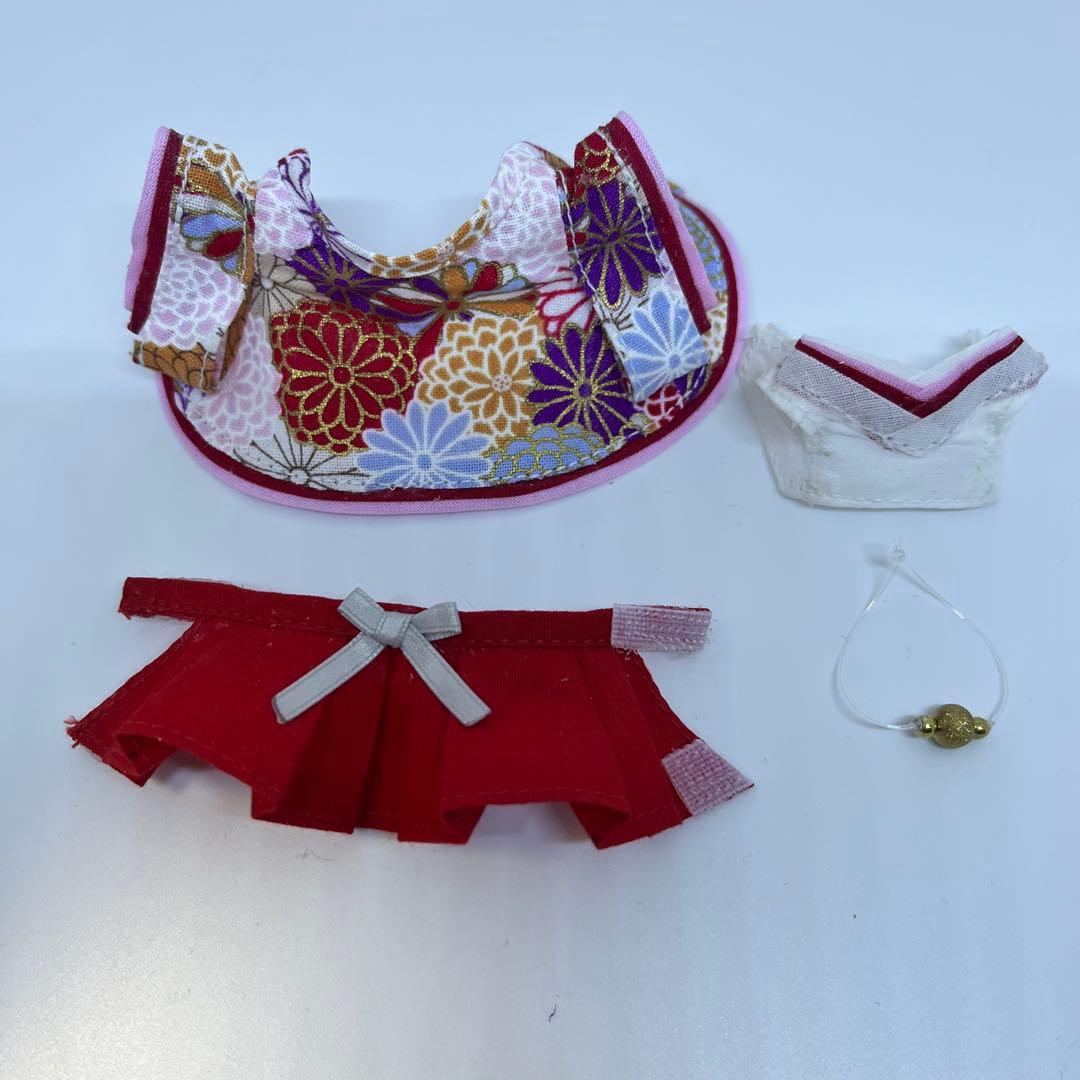 ゆう　シルバニア衣装　ひな人形　男雛女雛三人官女