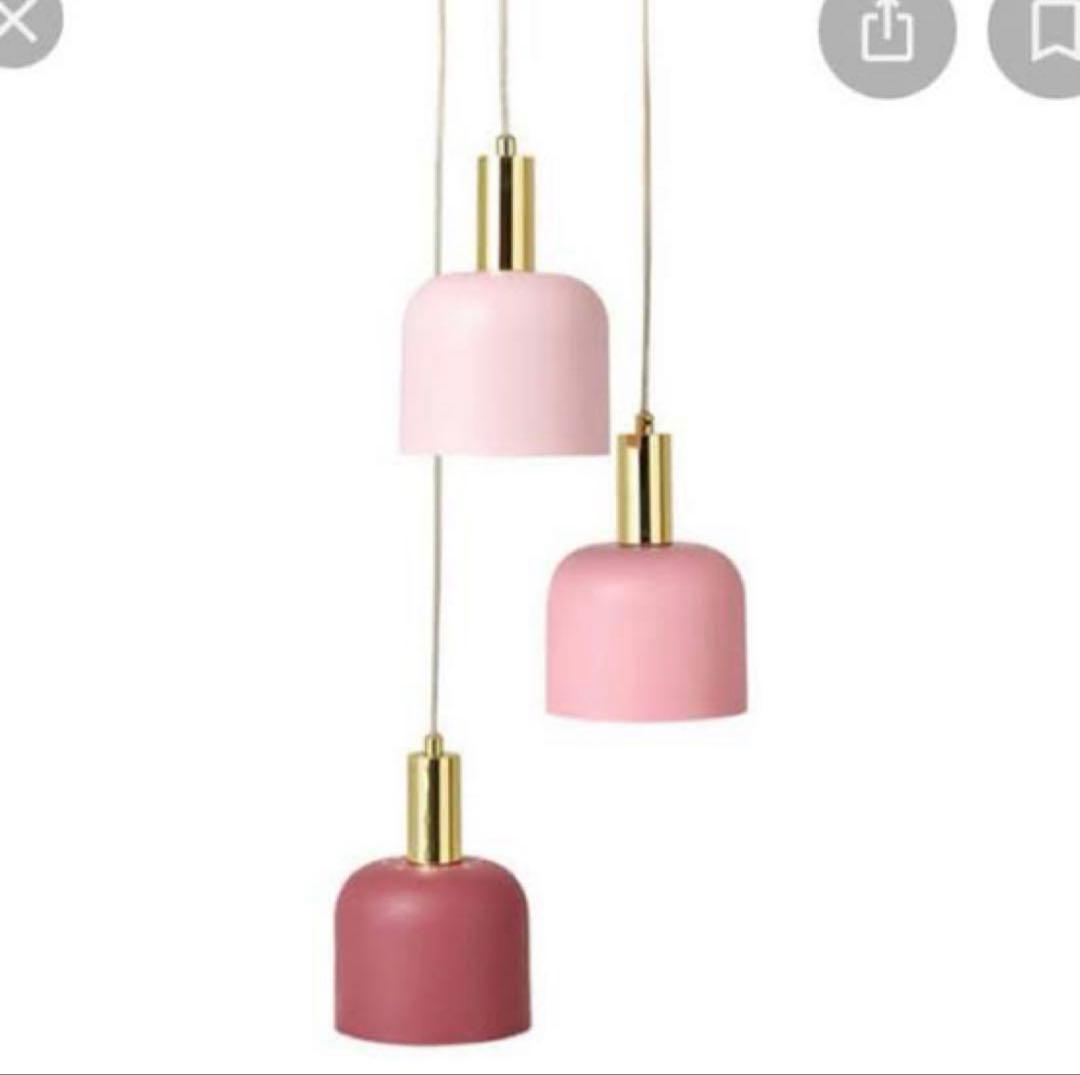Francfranc ヴィーテ ピンク シーリング ペンダント ライト ※i4※