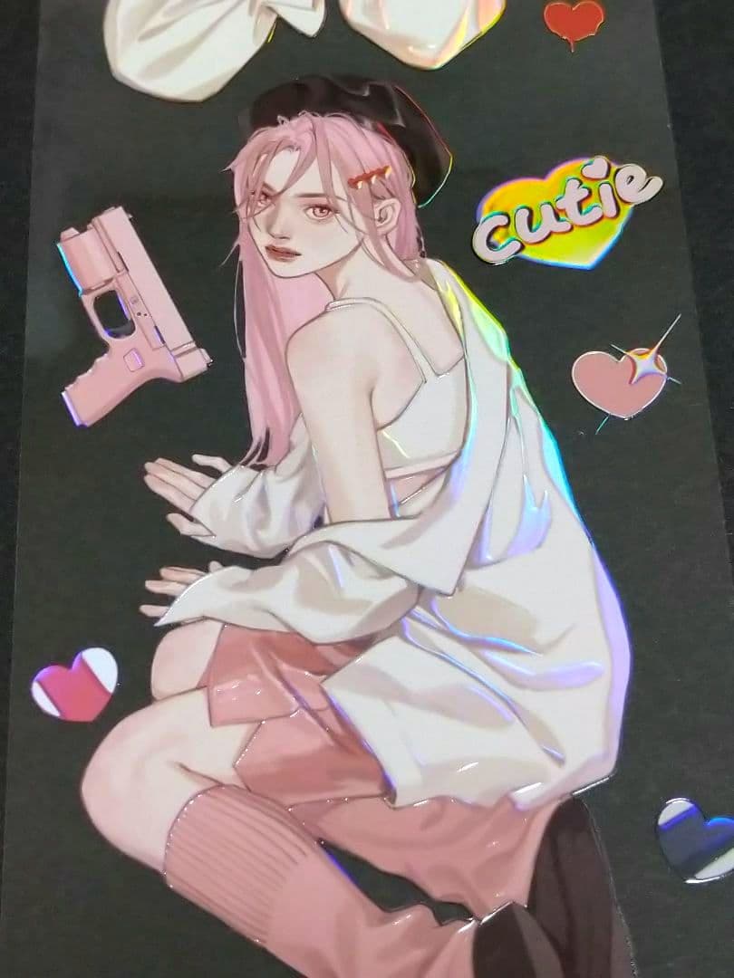 ✩のこり１✩J654＃SEER B·诺(虹光)切り売り海外人物マステ女の子