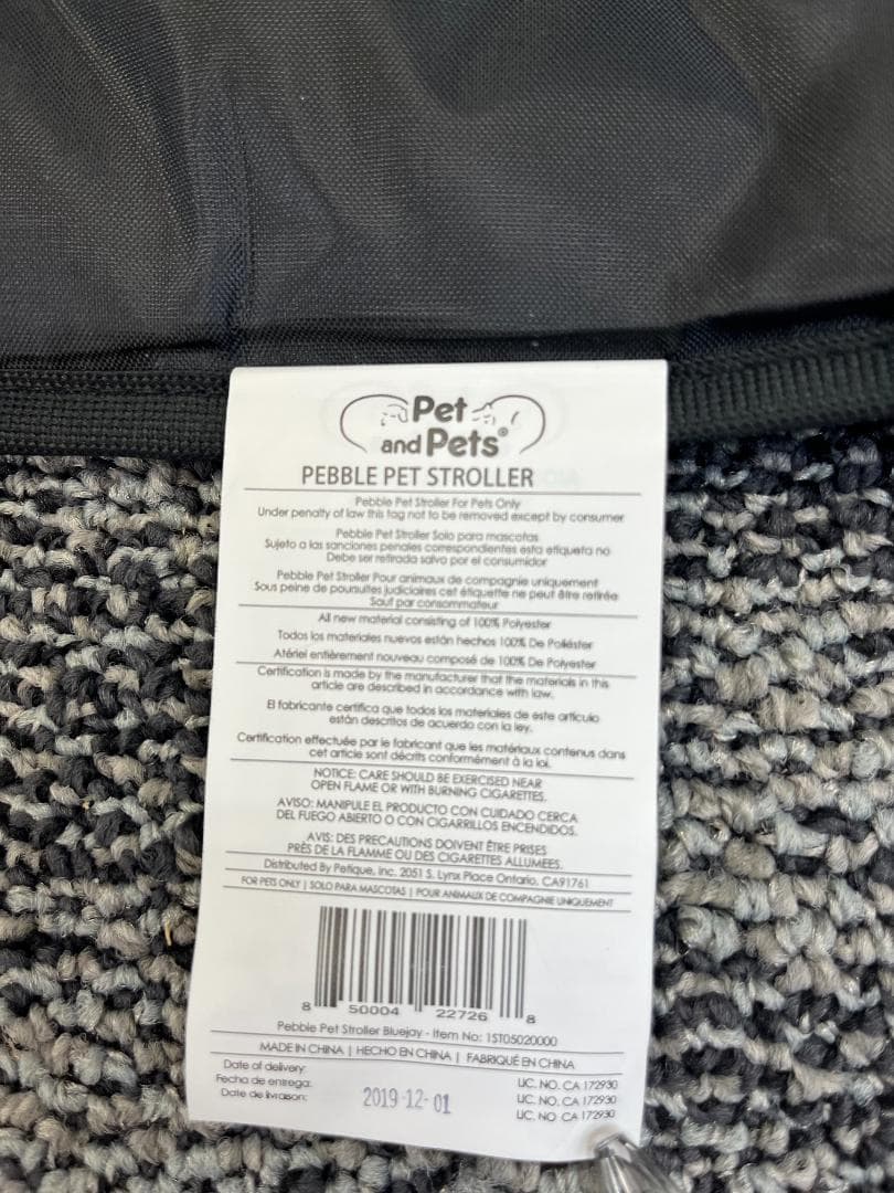 ペットアンドペッツ ペブル ペットストローラー ペットカート バギー 犬 猫