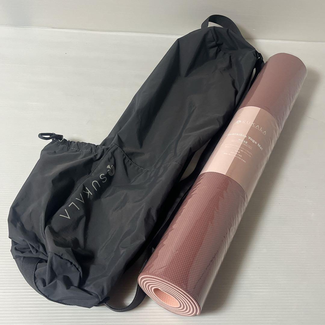 新品未開封　SUKALA リバーシブル ヨガマット4mm ケースセット