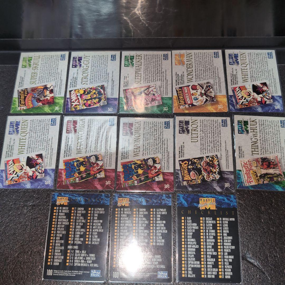 MARVEL トレーディングカード まとめ メルカリ便