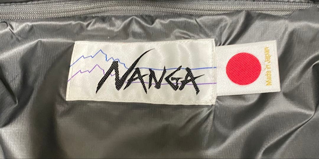 NANGA WHITE LABEL ナンガホワイトレーベル type1 黒　L