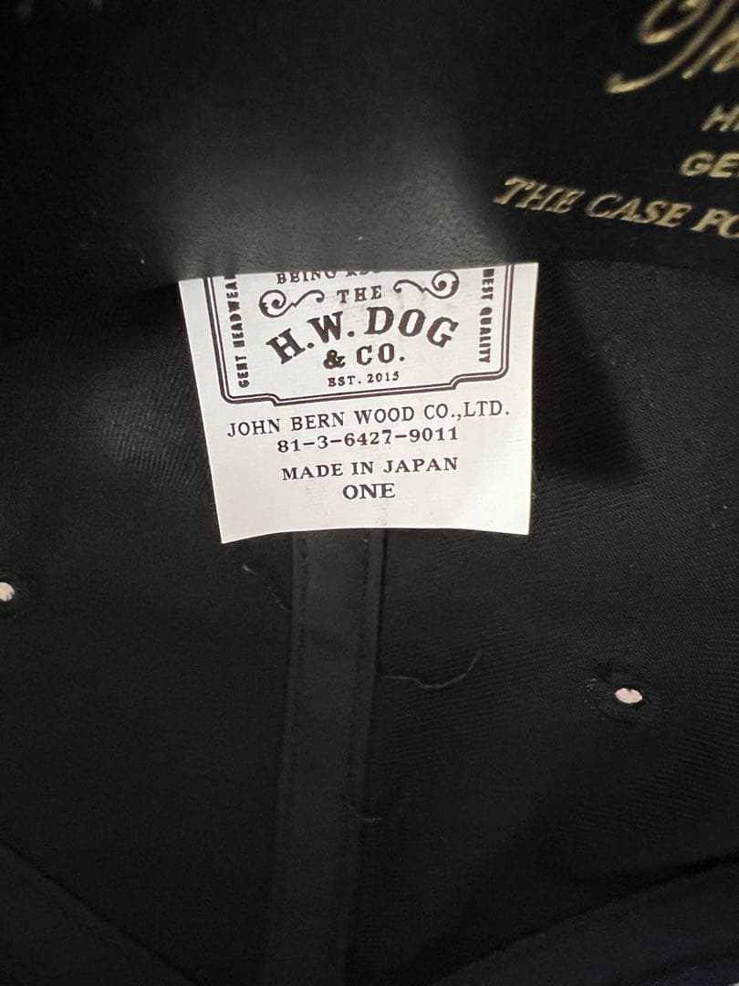 エイチダブルドッグ限定ベースボールキャップ