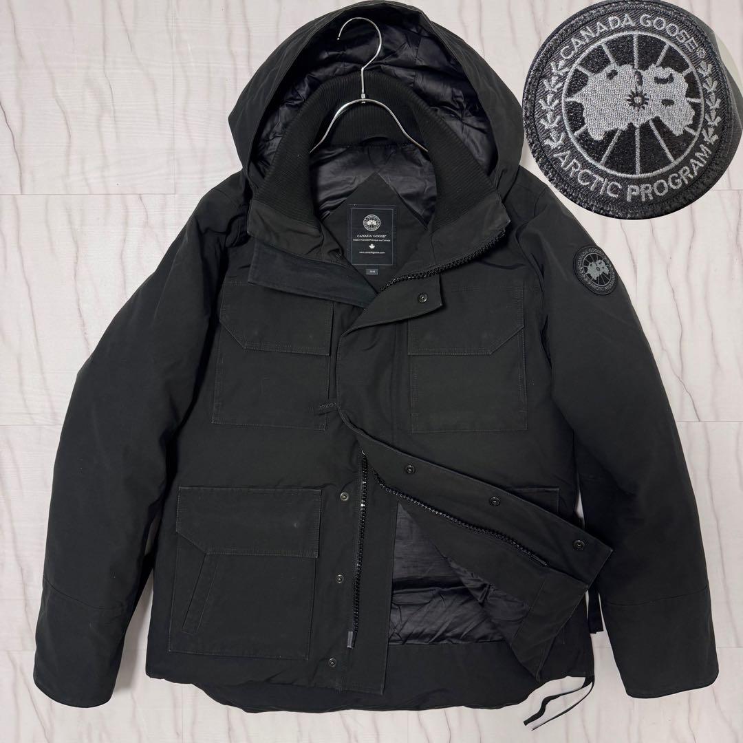 L相当✨カナダグースブラックレーベル メイトランドパーカー 2way ダウン 黒