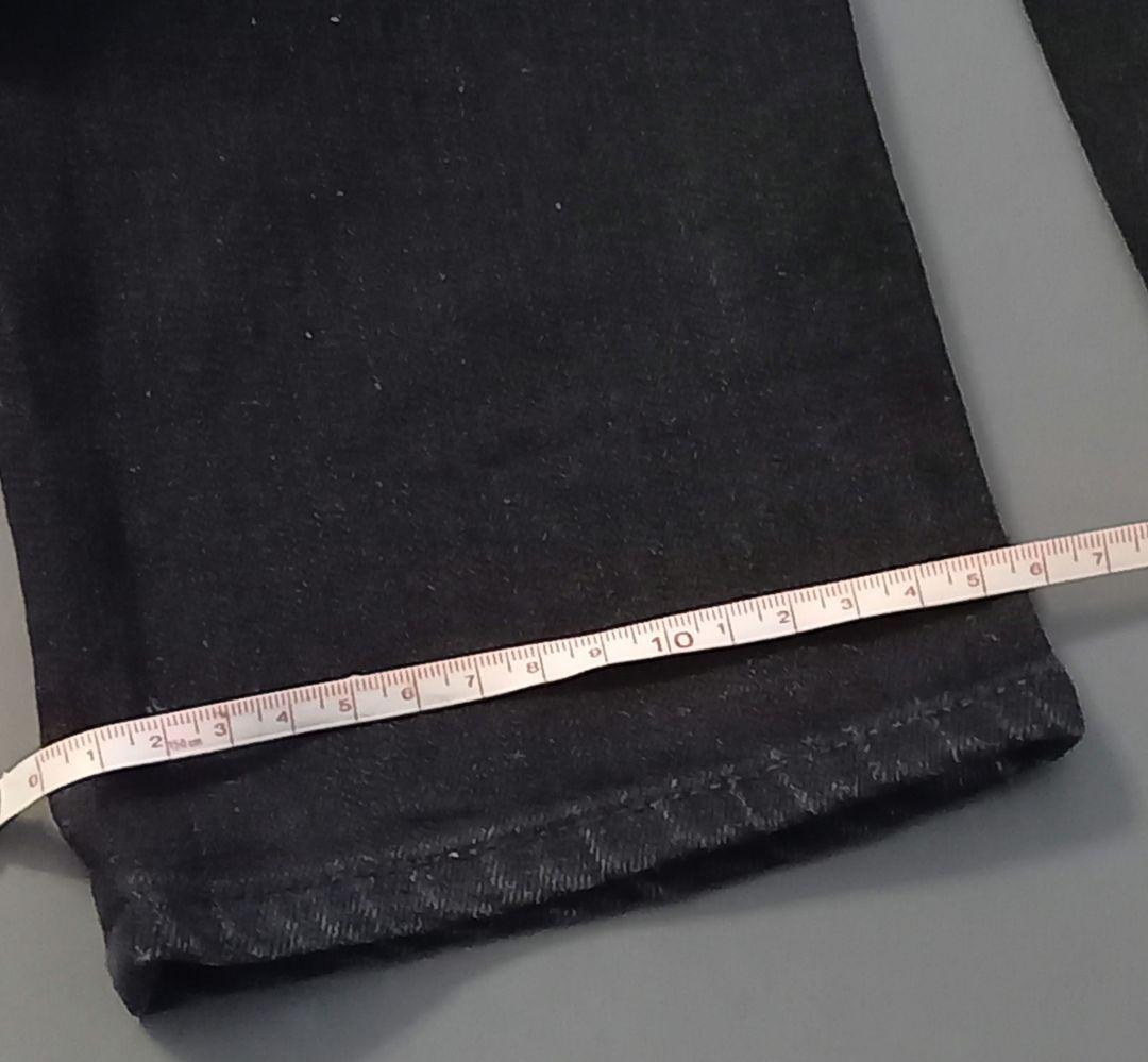 NUMBER (N)INE☆ハート涙レザーパッチ☆ブラックデニム☆スキニー☆１