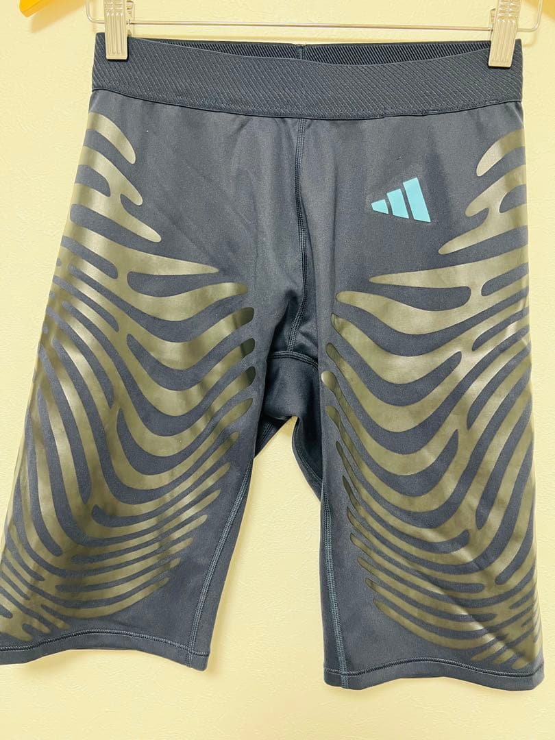 【XL】アディゼロ コントロール ランニングショートレギンス ランニングタイツ