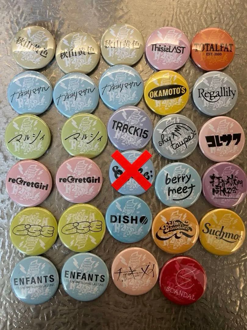 RADIO CRAZY 2025 缶バッジ