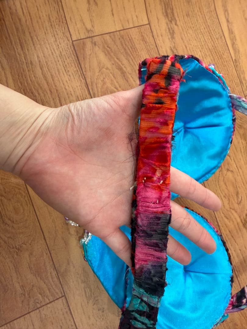 【Magic／一部ほつれあり・他美品】ベリーダンス衣装 ブラ＆スカート