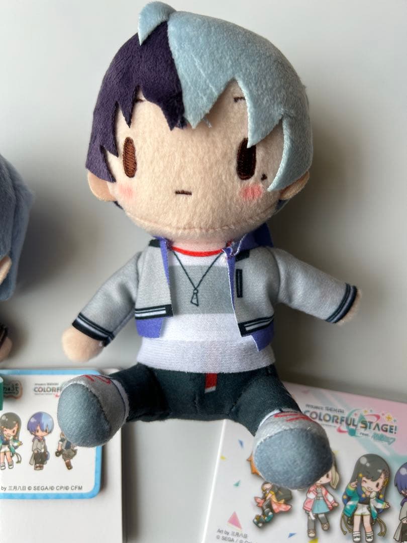 プロセカ　青柳 冬弥　モアプラス / ふわぷち マスコット ミニぬいぐるみ