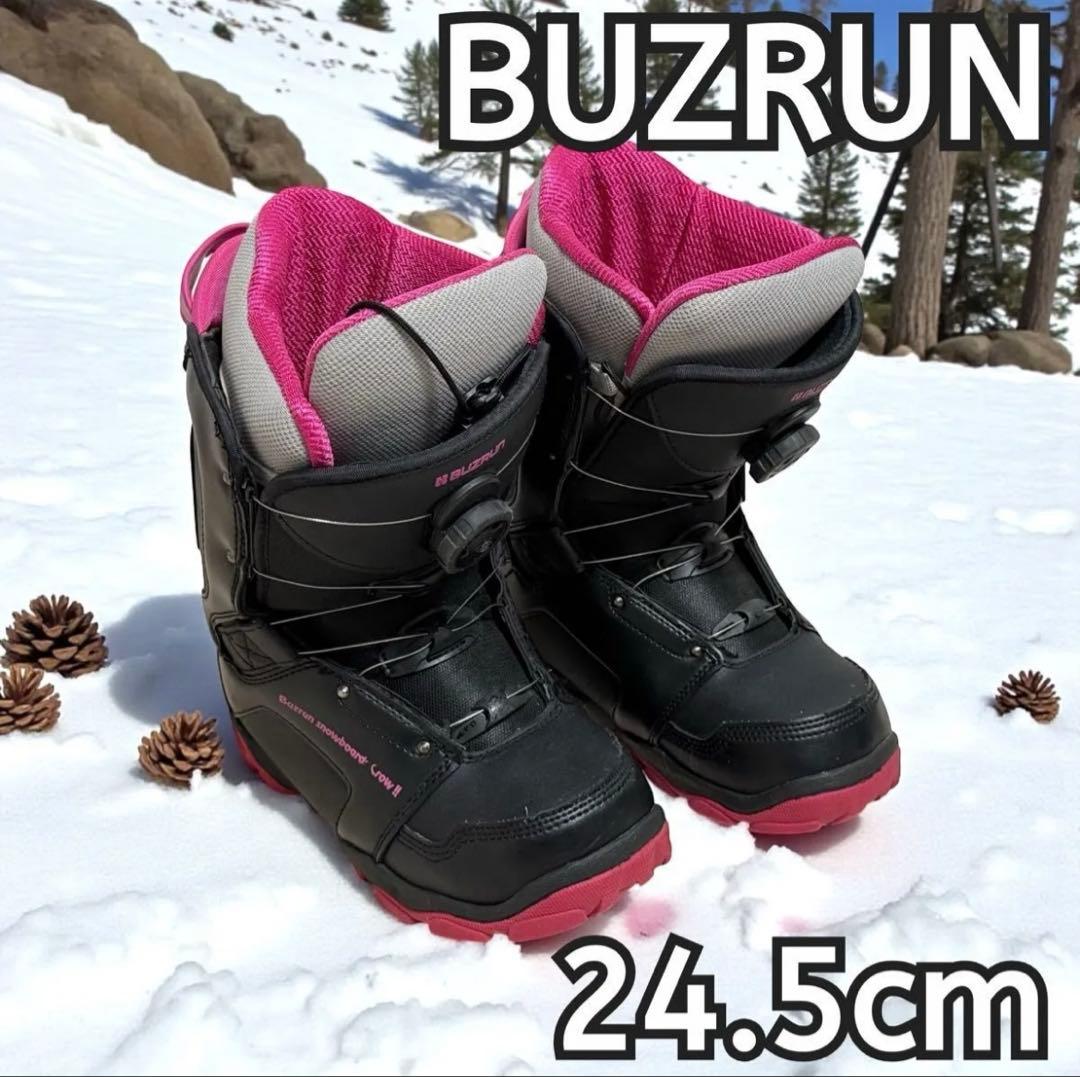 美品【数回使用】BUZRUN BOA スノーボードブーツ24.5cm