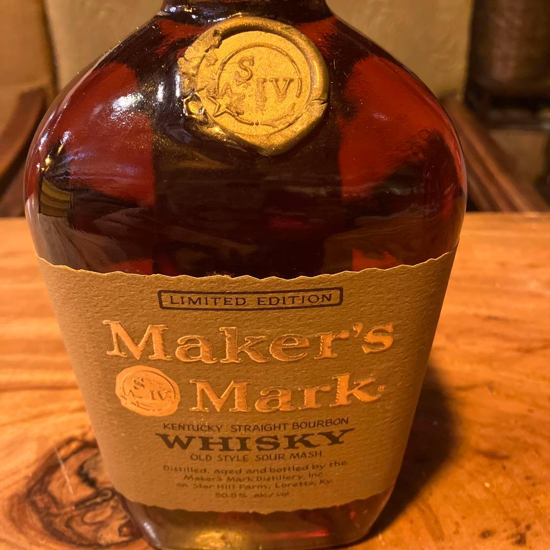 あと1本。Maker's Mark 限定版 バーボンウイスキー