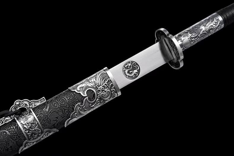 【アバパクリ】繍春刀 牛尾刀 苗刀 手鍛造打 古兵器 武具 刀装具 両手刀