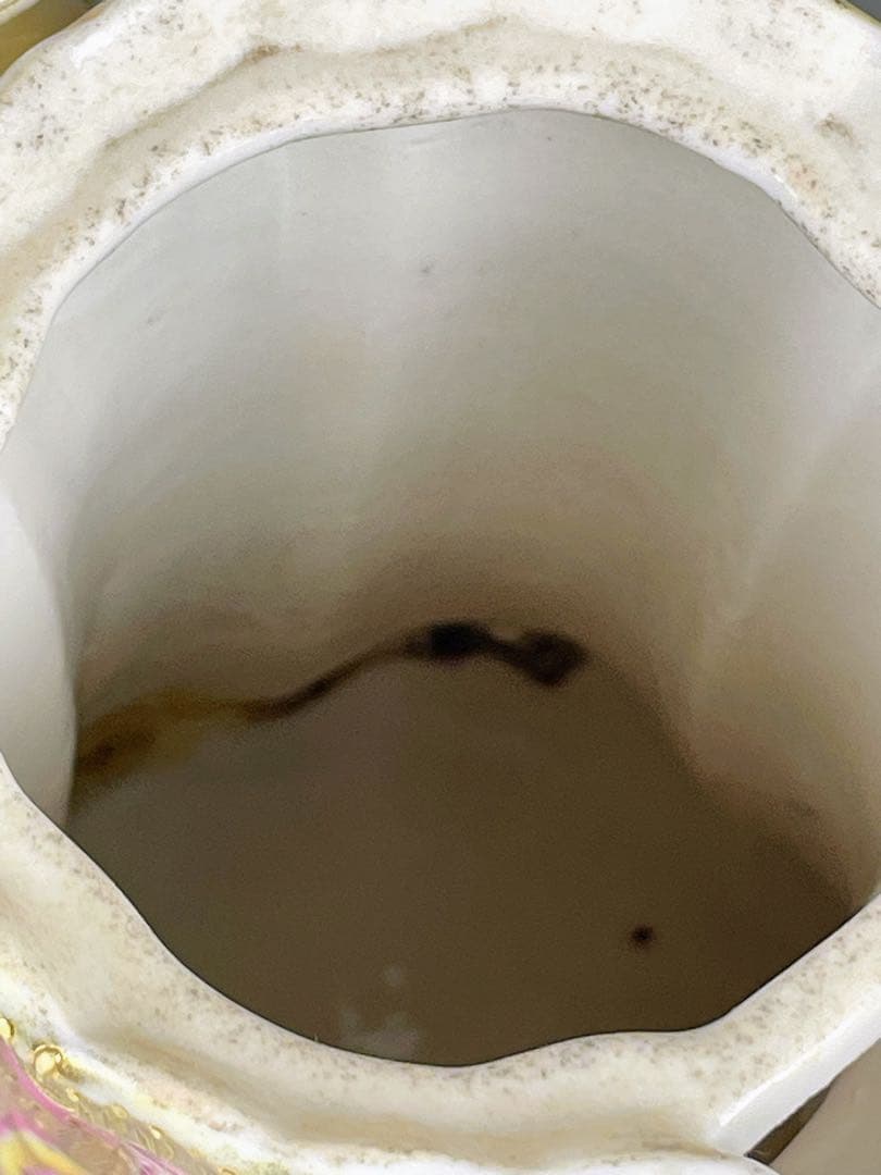 【専用】オールドノリタケ 金盛り 薔薇紋 ピンク ゴールド チョコレートポット