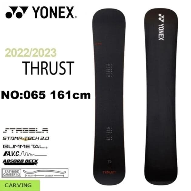 065 22-23YONEX THRUST 161スノーボードカービングメンズ