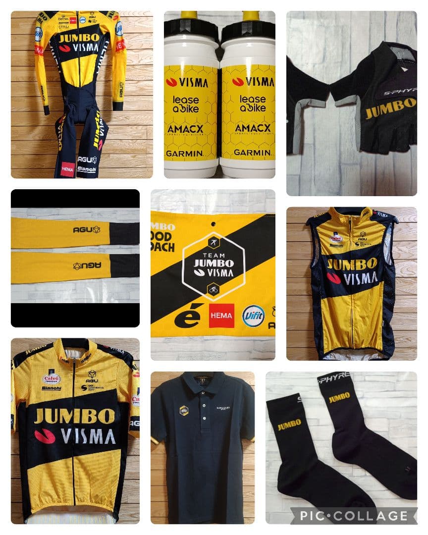 支給品　Jumbo visma　メッシュロードスーツ　トムデュムラン　ヴィスマ
