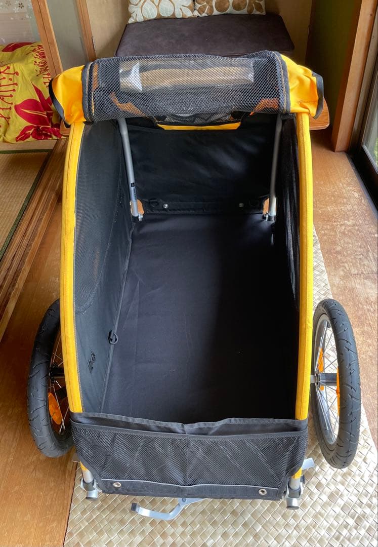 BURLEY ペットカート 自転車　専用　イエロー/ブラック中古美品