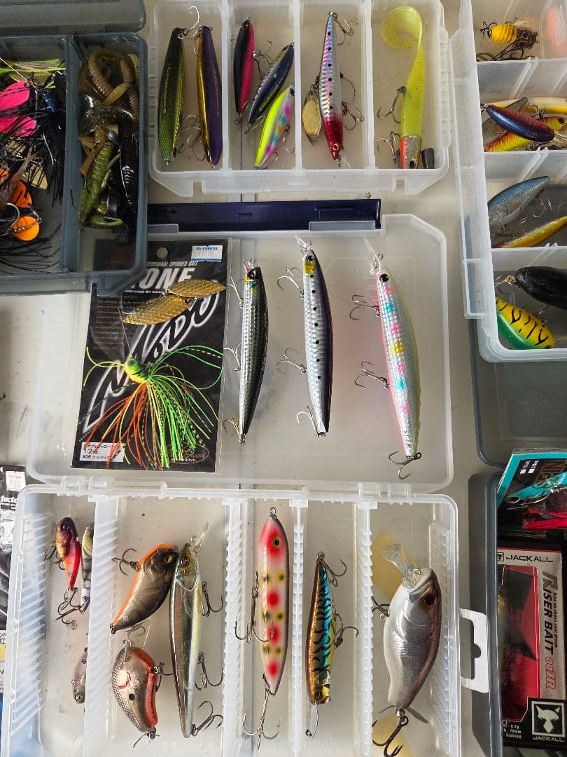 ブラックバス引退ルアーセット シーバスルアー