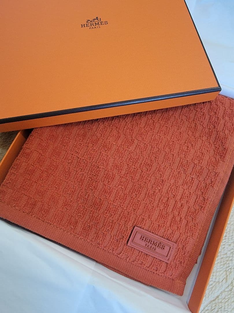 HERMES　エルメス　タオルハンカチ