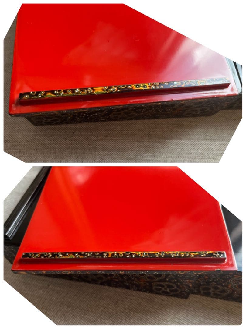 若狭塗　四段重　重箱