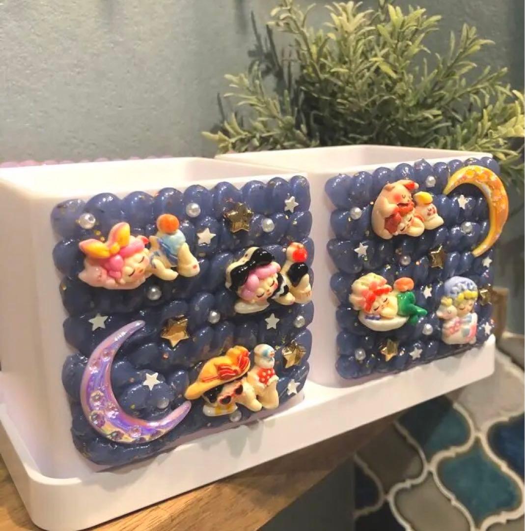 【ハンドメイド】ホイップデコ　ペン立て