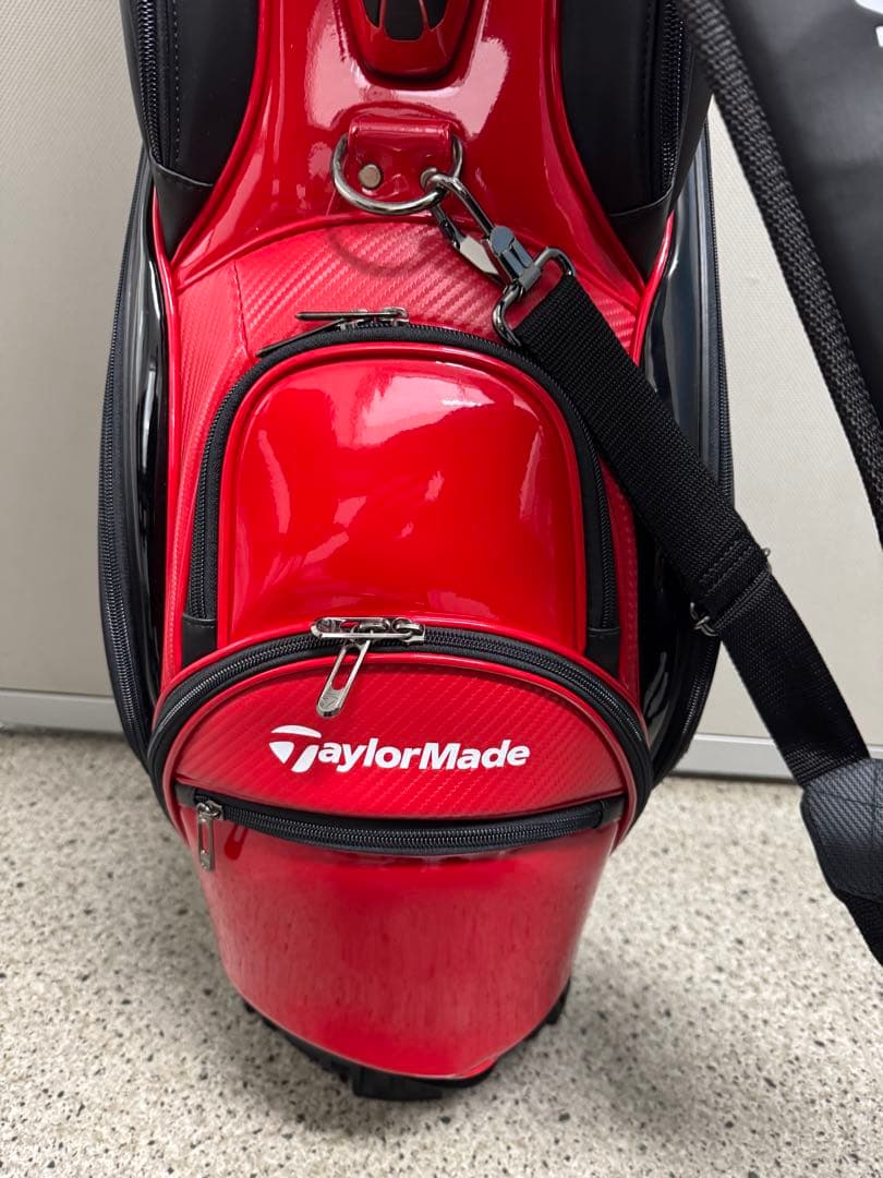 TaylorMade ゴルフバッグ 赤黒
