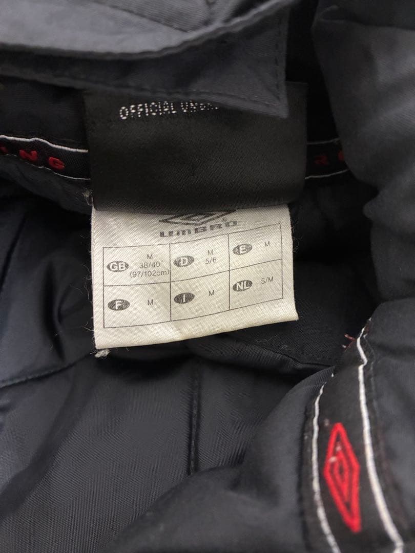 美品　90s UMBRO マンチェスターユナイテッド　中綿　ナイロンジャケット