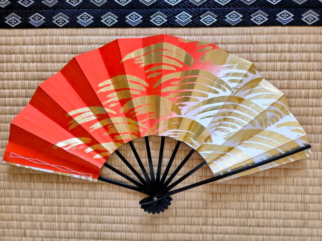 日本舞踊　小道具　尺舞扇子　2本セット