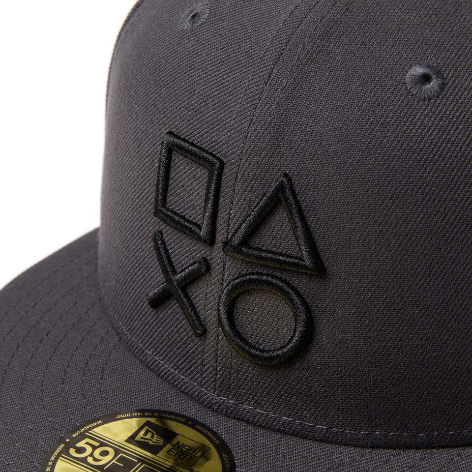 59FIFTY PlayStation シェイプス ロゴ ダークグラファイト