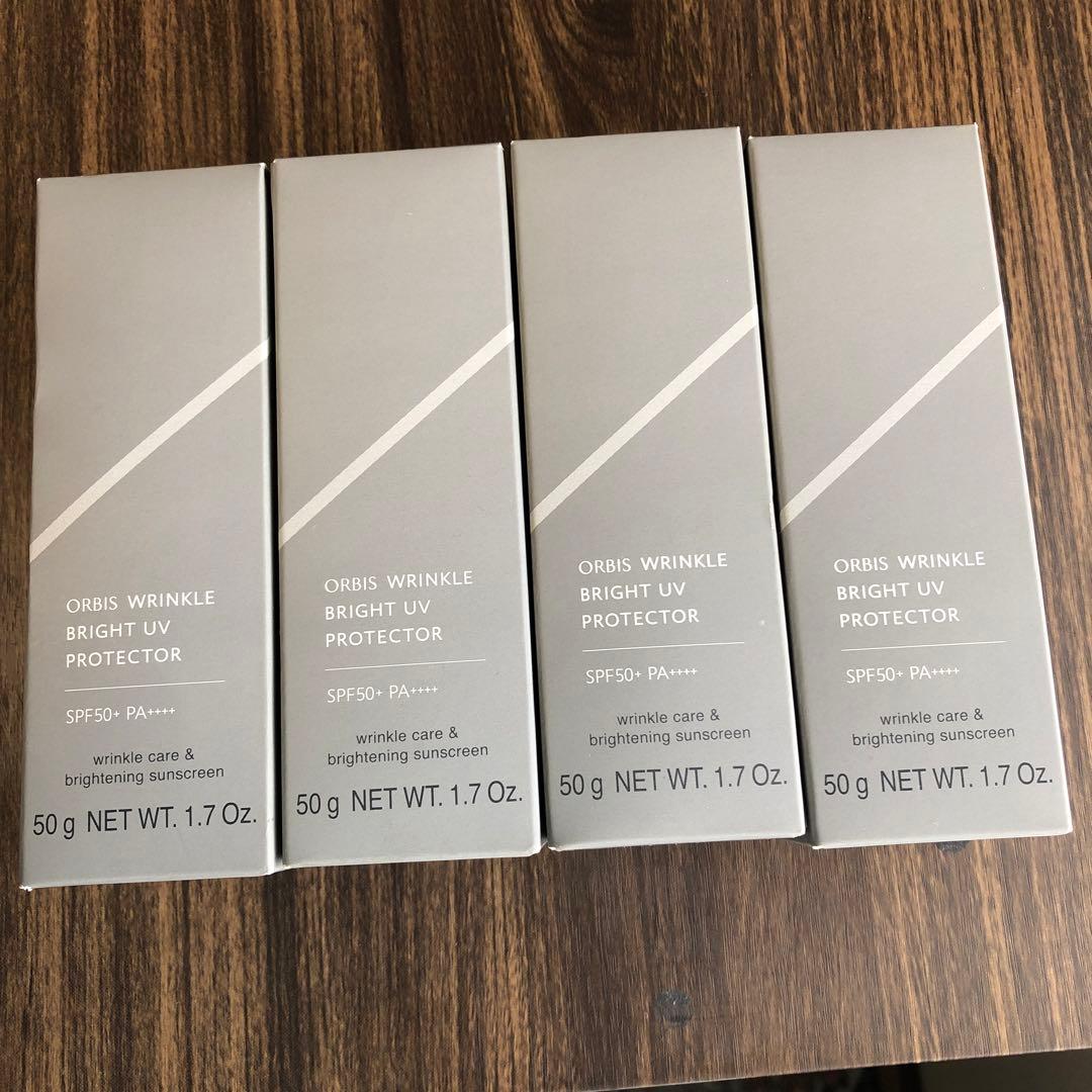 ORbis WRINKLE BRIGHT UV PROTECTOR 50g 4本
