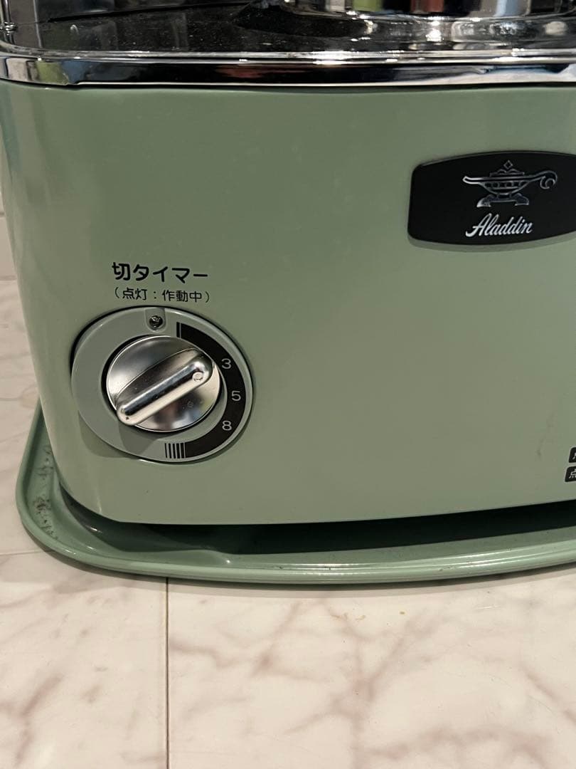 K アラジン 石油ストーブ CAP-U2801 グリーン／2023年購入