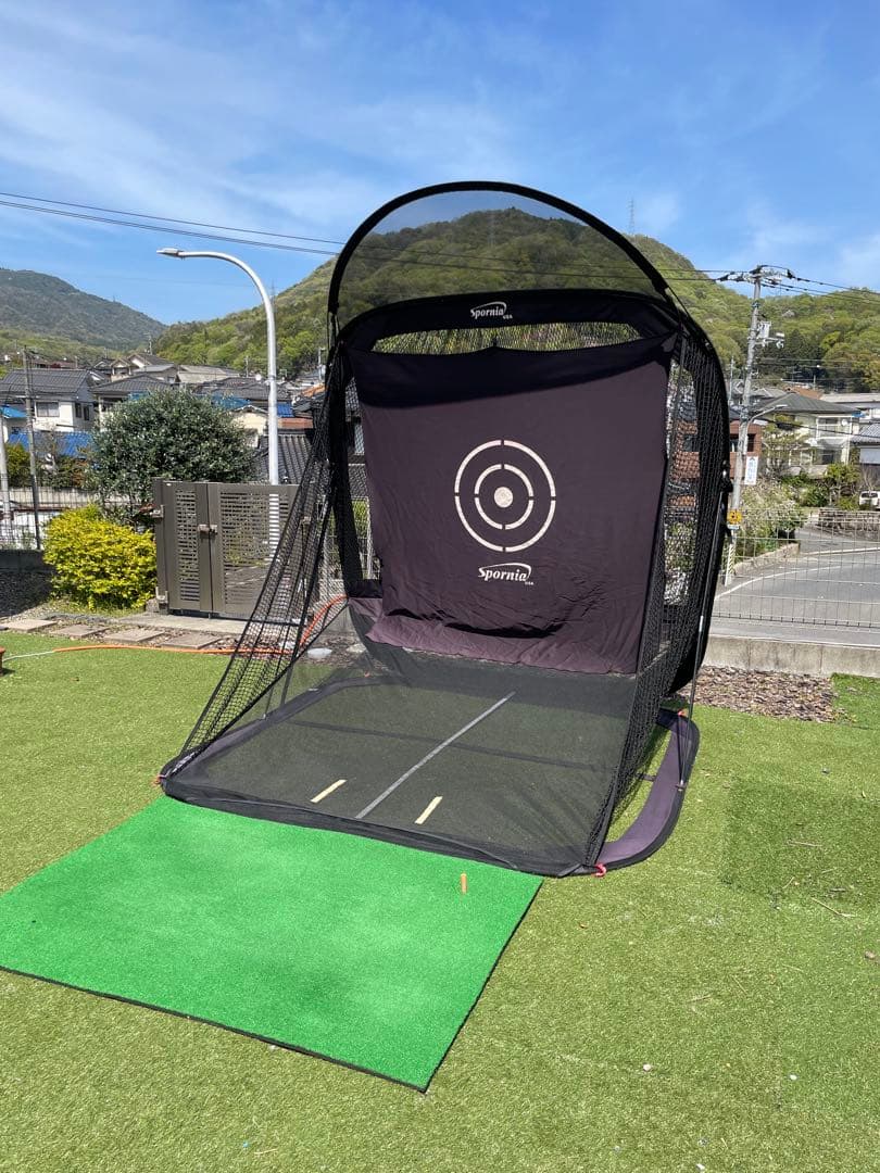 スポーニア ゴルフネット 大型 ターゲット付き