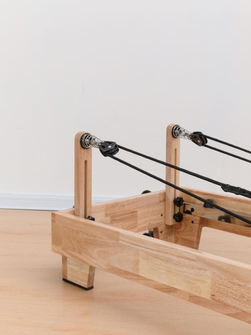 「入荷完了、すぐに発送可能」ウッドフォルダブルピラティスリフォーマー セット